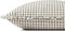 Loloi Dinah Pillow, 18'' x 18'' Cover with Poly, Ivory/Black Decorative Cushion