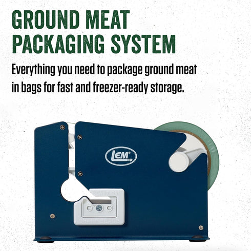 Packaging LEM Products Ground Meat System, Blue