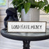 Wood & Metal Southern Sign, Weatherproof Indoor Outdoor Wall Decor, Rustic Charm with "Lord Have Mercy"
