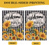 Welcome to Our Porch Spring Summer Sunflower House Flag, Black White Buffalo Plaid Check Yard Decoration, 28 x 40