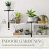 2 5.7''D 12.4''H Teenyyou Pcs Window Sill Plant Shelf x Adjustable Window Shelf Windowsill Clamp Tray for Indoor Plants