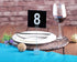 New Star Foodservice 27938 Set of 5 Wire Square Base Place Card Holders