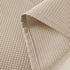 Valea Home Waffle Weave Textured Bathroom Window Curtains, Water Repellent Short Kitchen Tiers, Taupe, 36 x 36 inches