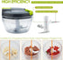 Multi-Function Manual Food Chopper & Processor, Vegetable Shredder & Garlic Press, Ideal for Onions, Peppers & Fruits