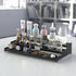 3 Countertop hole(1PACK/BLACK) Jojocross Metal Spice Rack Organizer for Cabinet, Tier Expandable Spice Storage shelf