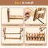 Countertop 24-Hole Counter Yuoyar Wooden Fresh Egg Holder - Stackable egg storage for Gathering Fresh Eggs - Egg Rack