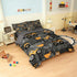 6 Set Set, Bag(1 1 1 2 1 Piece Construction Comforter Full, Truck Cars Excavator Tractor Dark Grey Bedding Soft