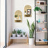 LIYAOLI Set 2-15 8.6 Inch Boho Wall Shelf of x Arched Wooden Hanging Shelves for Living Room & Bedroom - Mid-Century