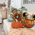 Hello Fall Mouse Pumpkin Decorative Throw Pillow Covers - 20 x 20 Set of 4 for Autumn Home Decor