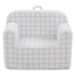 Delta Children Checkered Cozee Chair, Grey