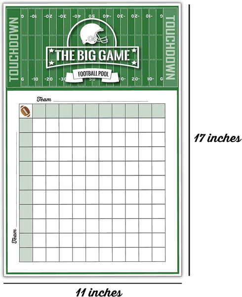 2026 1 (11x17 inch) Katie Doodle - Superbowl Party Decorations - (Made in the USA) - Essential Super-Bowl Party