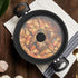 Universal Vented Tempered Glass Lid for Pots, Pans, Skillets with Heat Resistant Silicone Rim, Fits 6-8 inch Cookware,
