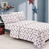 Set 3Pcs, Softan Bed Linen for Kids, Twin Size, Microfiber, Trucks Design, Deep Pocket