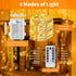 33Ft 100 8 1Pack) TingMiao Fairy Lights Battery Operated String Lights with Remote Control Timer, LED Waterproof Modes