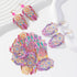 16pcs Multicolor Dreamcatcher Charms - Hollow Filigree Pendants for Earrings Jewelry Bookmark Accessories