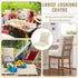 2 (Beige,44'' 21'') Tudomro Pcs Outdoor High Back Chair Cushion Covers (Not Includes Cushion) Waterproof Patio