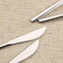 VANRA 5.8in 4-Piece Stainless Steel Dessert Knives Set, Kids Dinner Knife Appetizer Fruit Snack Serving Flatware