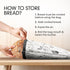 '-Pack 2- Riccle Reusable Beeswax Bread Bags for Sourdough and Homemade Bread Of Durable and Waxed for Fresh Artisan