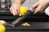 Kai Pure Komachi Fine Grater and Zester with Handle, Protective Sheath for Professional and Home Chefs
