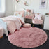 6Ft Blush Round Rug for Bedroom, Fluffy Fuzzy Plush Circle Area Rugs for Baby Kids Room Decor Aesthetic, Shaggy