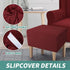 YEMYHOM Ottoman Cover Latest Jacquard Design High Stretch Folding Storage Footstool Protector Rectangle Removable