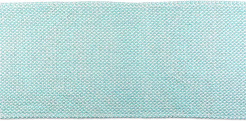 DII Woven Basics Collection 100% Cotton Knit Table Runner, 15x72, Aqua