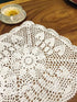 Scarves,16 35 Inches. White Handmade Crochet Cotton Table Runner Lace Doilies Doily Rectangle Dresser by