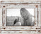 Foreside Home & Garden FFRD06190 White 4X6 Heartland Photo Frame