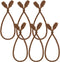 Shappy Christmas Garland Banister Ties, Reusable and Flexible Twist Ties for Home Decoration, 6 Pieces
