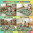 Plyra (3x5 Kids Car Road Rug Ft), Non-Slip City Traffic Play Mat for Toy Cars, Train Track Carpet for Kids Room