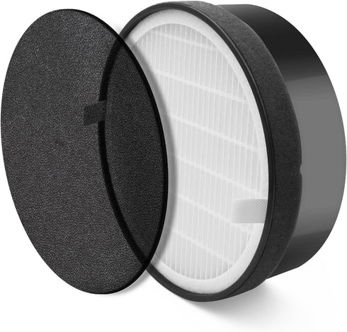 Nispira LV-H132 True HEPA Air Filter with Carbon Pre Filter Replacement for Air Purifiers LV-H132