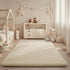 4x6 Ophanie Area Rugs for Bedroom, Christmas Upgrade Non-Slip Ivory Fluffy Soft Shag Living Room Carpet, Indoor Floor