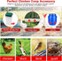 20 Pack Chicken Water Cups, Automatic Chicken Waterer for Poultry Automatic Chicken Watering System, Long-Lasting Use