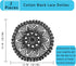 2 12 Inch Pieces Halloween Doilies Crochet for Dressers and End Tables Crafts Disposable Small Valentines Doilies Cloth