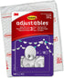 Command AD85SL-6NA Repositionable Silver Circle Hooks, 6 Hardware for Home Organization