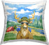 Stupell Industries Camping Gear Deer Nature Design Throw Pillow - 18 x 18, Multi-Color