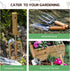 9-Piece Set, Grenebo Gardening Tools Heavy Duty Garden Hand Tools with Fashion and Durable Garden Tools Organizer
