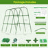 47.2x47.2 X21.6) Cucumber Trellis for Raised Bed,U-Shape Garden Trellis for Climbing Plants Outdoor, Metal Arch