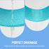 Non-Slip Bathtub Mat - Anti Slip Shower Mat, Fast Drying Foot Scrubber Mat for Tub, Floor, Bathroom, Kitchen, Home,