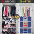 BALEINE 3 Pack Clothes Storage Bags, 24 Gallon Containers with Reinforced Handle, Sturdy Zipper for Blanket, Comforter,