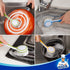 5.5 25cm Pack 3 MR.SIGA Round Dish Brush, Size: Dia x