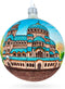 4 Inches Glass Ball Christmas Ornament - Nevski Cathedral, Sofia, Bulgaria