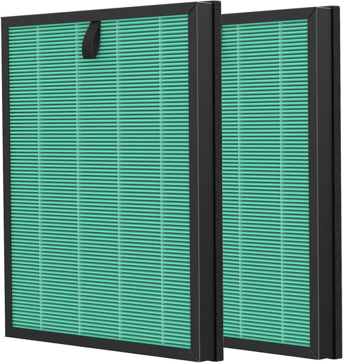 iSingo MKD05 Air Filter Replacement Compatible with MKD05 Air Purifier, 4-in-1 H13 True HEPA Filter, 2 Pack