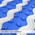 Wave-31 (17"x30") SafeLand Patented Non-Slip Bath, Shower, Tub Mat, TPR Material, Eco-Friendly, Non-PVC, Color Combo