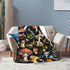 Knerova Cozy 40"x50" Mushroom Blanket - Ultra Soft Mushroom Throw Blanket, Super Fuzzy Plush Fleece Warm Stuffed Animal