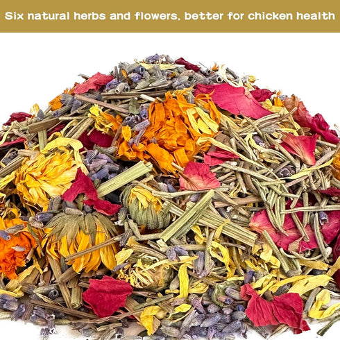 Ryonwise 1Pound Chicken Nesting Herbs Nesting Herbs for Coop of Mixture for Nesting Boxes, Chicken Bedding for Coop