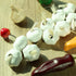 1 Gresorth Pcs Artificial White Garlic String Fake Ceramics Vegetable Hanging Decoration Lifelike Onion Garland
