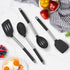 Kitchen Utensils Set of 4 Pack - Silicone Cooking Utensils for Nonstick Cookware, BPA Free, Dishwasher Safe