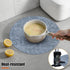 Set 4, 13 3.93 inch, Homaxy Round Faux Leather Placemats and Coasters, Washable Dual-Side Table Mats, Wipeable