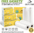 8" 11" 25ft 4 (2 100ft 33% Commercial & Vacuum Sealer Rolls (Fit Inside) Rolls of Each, total) OutOfAir Vacuum Sealer